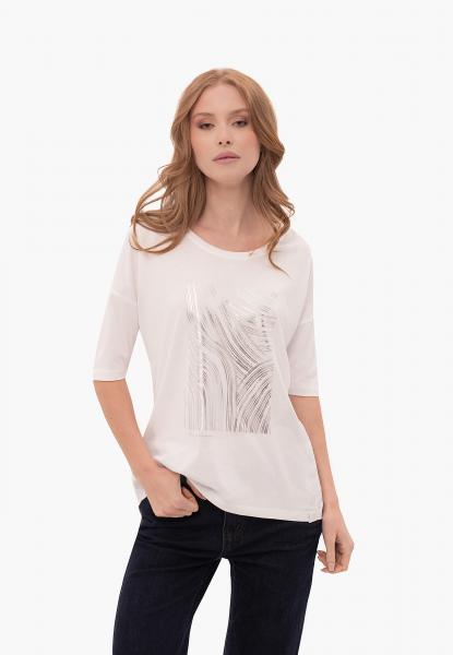 Luźna koszulka z nadrukiem, Comfort Fit, T-FEST