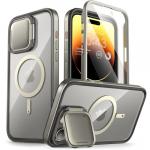 Etui pancerne Supcase i-Blason Shield Mag SP do MagSafe do iPhone 15 Pro Max, beżowo-przezroczyste