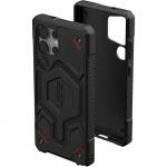 Etui pancerne Urban Armor Gear Monarch Pro Kevlar Magnet do Galaxy S25 Ultra, czarne z kevlarem
