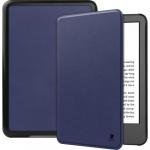 Etui Bizon Case Tab Croc do Amazon Kindle 12 2024 / 11 2022, granatowe