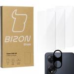 3x Szkło + szybka na aparat BIZON Clear 2 Pack do Oppo A98 5G