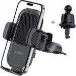 Uchwyt samochodowy Tech-Protect V8 Universal do kratki nawiewu / slotu CD, czarny