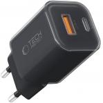 Ładowarka sieciowa Tech-Protect NCM33W 2-PORT NETWORK 33W USB-C PD, USB-A QC 3.0, czarna