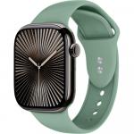 Pasek Crong Sport Liquid Band do Apple Watch 42/41/40/38 mm, szałwiowy
