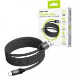 Kabel magnetyczny Mobile Origin Magnetic USB-A / USB-C, QC 3.0, 27W, 480 Mbps, 1m, czarny