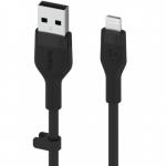 Kabel Belkin Boost Charge Flex Silicone MFi USB-A do Lightning 1m, czarny