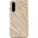 Etui Burga Full Glam Tough do Galaxy A36 5G, beżowe wzorzyste