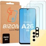 3x Szkło hartowane + szybka na aparat Bizon Glass Clear 2 Pack do Samsung Galaxy A26 5G