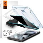 Szkło do etui + Aplikator Spigen Glas.tr Privacy EZ Fit 2-Pack do Galaxy S24 Ultra