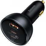 Ładowarka samochodowa Baseus Car Charger 160W, USB / USB-C, PD, QC, czarna