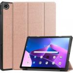 Etui Bizon Case Tab Croc do Lenovo Tab M10 Plus Gen 3, różowozłote