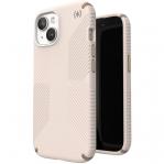 Etui Speck Presidio2 Grip do iPhone 16e / 14 / 13, beżowe