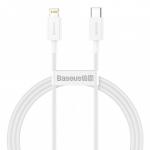 Kabel Baseus Superior USB-C do Lightning 20W 1m, biały