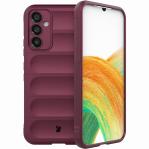 Pancerne etui Bizon Case Tur do Galaxy A34 5G, burgundowe