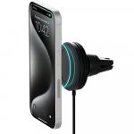 Uchwyt samochodowy na kratkę nawiewu iOttie Velox Mini Qi2 15W z ładowaniem indukcyjnym do MagSafe, czarny