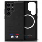 Etui BMW Carbon Tricolor Stripe Mag do Galaxy S25 Ultra, czarne