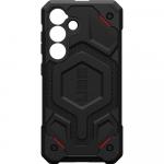 Etui pancerne Urban Armor Gear Monarch Pro Kevlar Magnet do Galaxy S25, czarne z kevlarem