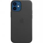 Etui Apple Leather Case MagSafe do iPhone 12 Mini, czarne