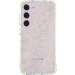 Etui Case Mate Floral Gems do Galaxy S23, brokatowe złote