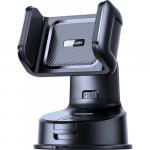 Mechaniczny uchwyt samochodowy na telefon na deskę rozdzielczą / szybę, Joyroom JR-ZS284, czarny