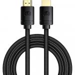 Kabel Baseus High Definition Series HDMI - HDMI 2.1 8K / 60Hz / 48 Gbps, 1 m, czarny