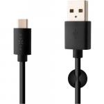 Kabel Fixed Data Cable USB-A / USB-C 1m, czarny