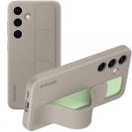 Etui Samsung Silicone Standing Grip Case do Galaxy S24, ciemnoszare