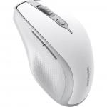 Bezprzewodowa mysz ergonomiczna, Ugreen MU101 Ergonomic Wireless Mouse, USB 2.4GHz, Bluetooth, biało-szara