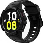 Etui z paskiem Spigen Rugged Armor Pro do Galaxy Watch 5/4 44 mm, czarne