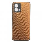 Drewniane etui do Motorola Moto G73 5G, Bewood Fale Merbau