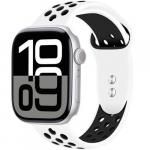 Pasek Crong Duo Sport do Apple Watch 49/46/45/44 mm, biało-czarny