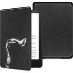 Etui Tech-Protect SmartCase do Amazon Kindle Paperwhite 6 / Signature / Colorsoft 2024, czarne wzorzyste