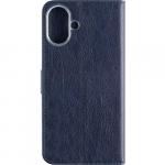 Etui Fixed Opus do iPhone 16 Plus, granatowe