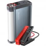 Powerbank z funkcją rozruchu samochodu Yesido YP36, 10000mAh, USB-C, USB-A, latarka LED, szary