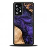 Drewniane etui do Galaxy A72 5G, Bewood Unique Violet