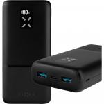 OUTLET: Power Bank Fixed Zen 20, 20 000 mAh 20W PD, 2x USB-A / 1x USB-C / 1x MicroUSB, czarny