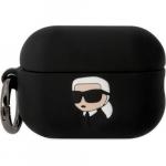 Etui Karl Lagerfeld Karl Head Silicone do AirPods Pro 2, czarne