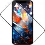 Szkło hartowane z aplikatorem Fixed Armor Ultra Durable Tempered Glass do iPhone 16e, czarna ramka