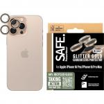 Szkło hartowane na aparat Safe by PanzerGlass Camera Lens Protector do iPhone 16 Pro / 16 Pro Max, brokatowe-złote