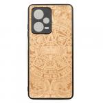 Drewniane etui do Xiaomi Redmi Note 12 Pro+ 5G, Bewood Kalendarz Aztecki Aniegre