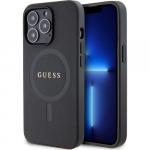 Etui Guess Saffiano Strap MagSafe do iPhone 13 Pro, różowe