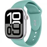 Pasek Crong Sport Liquid Band do Apple Watch 42/41/40/38 mm, turkusowy