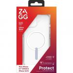 Etui Zagg Crystal Palace Snap MagSafe do iPhone 15, przezroczyste