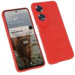 Pancerne etui Bizon Case Tur do Oppo A60 4G, czerwone