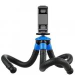 Uchwyt / stojak Apexel Flexible Tripod APL-JJ07 na telefon, kamerę, aparat, niebiesko-czarny