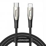 Kabel do ładowania / transmisji danych Joyroom Star-Light USB-C do Lightning, 30W, 2m, czarno-szary