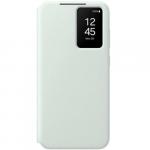 Etui z klapką Samsung Smart View Wallet Case do Galaxy S24 FE, miętowe