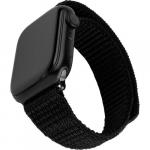 Nylonowy pasek Fixed Nylon Sporty Strap do Apple Watch 42/44/45 mm, czarny