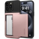 Etui Spigen Slim Armor CS do iPhone 15 Pro, różowozłote