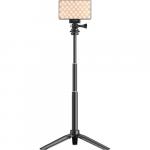 Lampa wideo Apexel LED RGB Light Vlog APL-FL07 + statyw